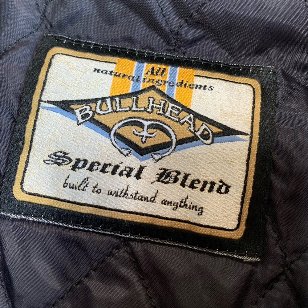 EUC Bullhead VINTAGE Sherpa Fleece Lined Mens Full Zip Jacket Brown Plaid XL - Picture 10 of 14